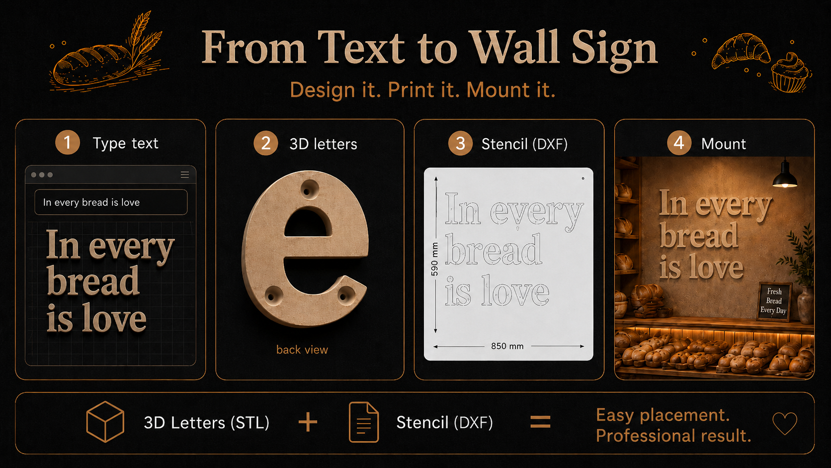 How the Text to STL 3D Letter Generator works